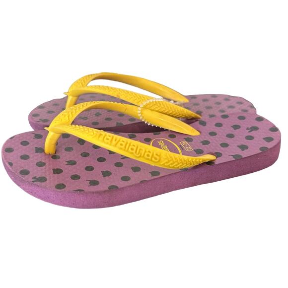Havaianas Purple Kids Sim Flip Flops - Picture 3 of 4